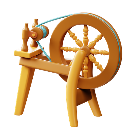 Spinning Wheel  3D Icon