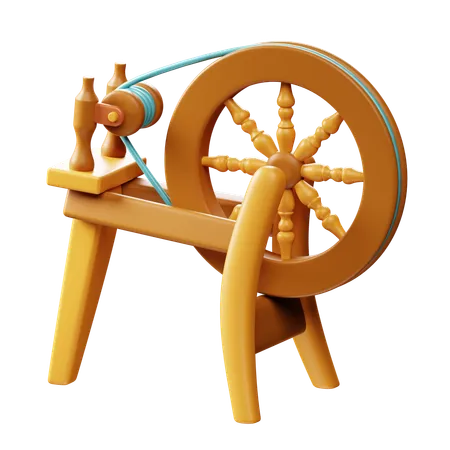 Spinning Wheel  3D Icon