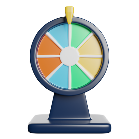 Spinning Wheel  3D Icon