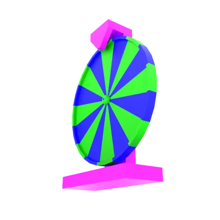 Drehendes Rad  3D Icon