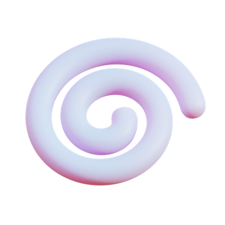 Spiral Abstract  3D Icon