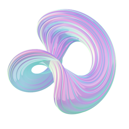 Spiral Abstract Shape  3D Icon