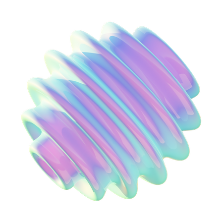 Spiral Abstract Shape  3D Icon