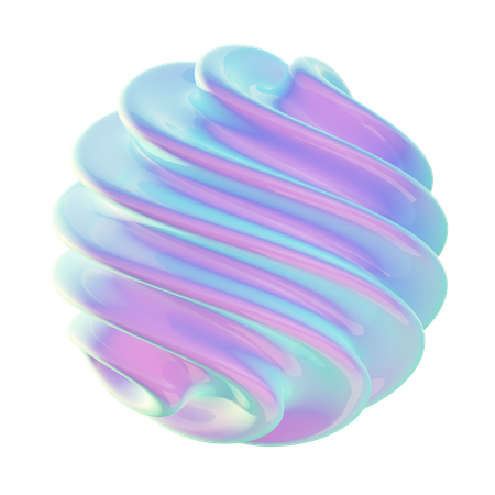 Spiral Abstract Shape  3D Icon