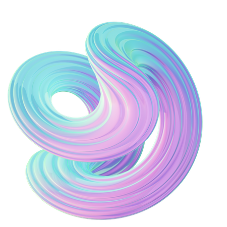 Spiral Abstract Shape  3D Icon