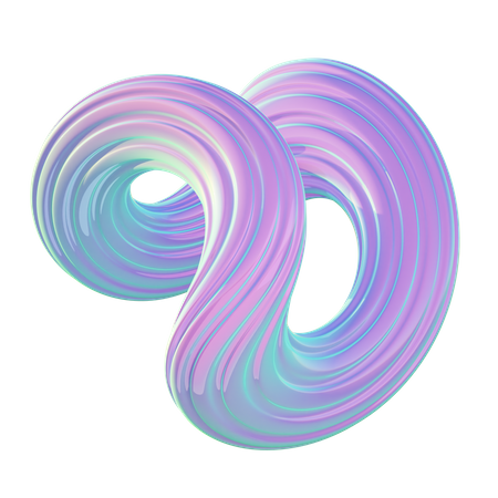 Spiral Abstract Shape  3D Icon