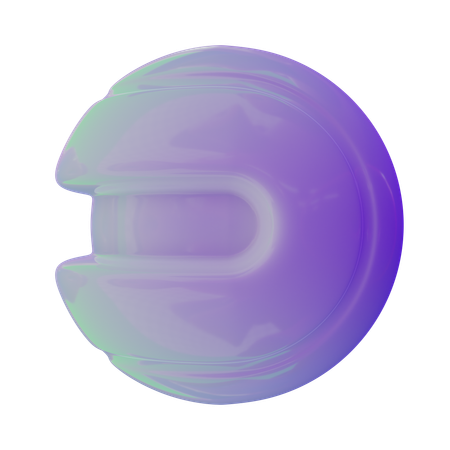 Spiral Ball Abstract Shape  3D Icon