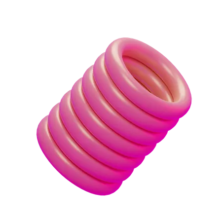 Spiral Basic Geometry  3D Icon