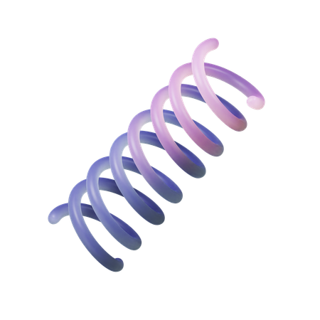 Spiral Binding Coil  3D Icon