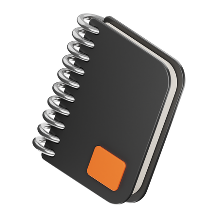 Spiral Book  3D Icon