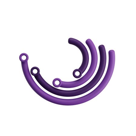 Spiral Chart  3D Icon