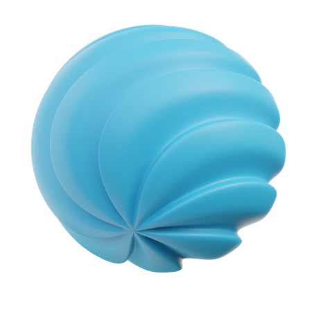 Spiral Circle  3D Icon