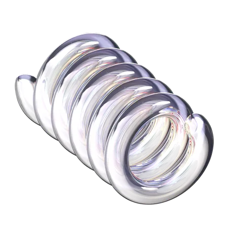 Spiral Glass  3D Icon