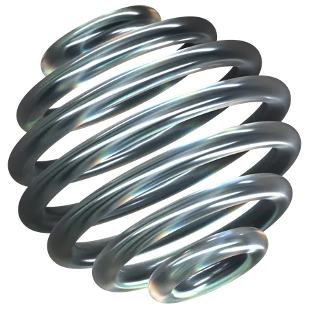 Spiral Glass Dispersion  3D Icon