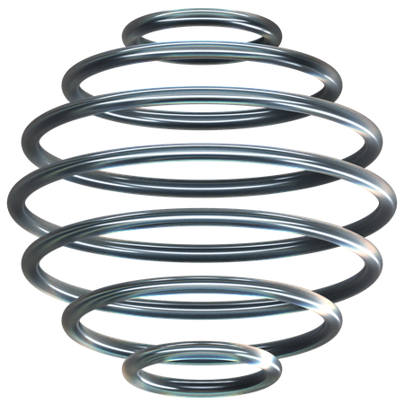 Spiral Glass Dispersion  3D Icon