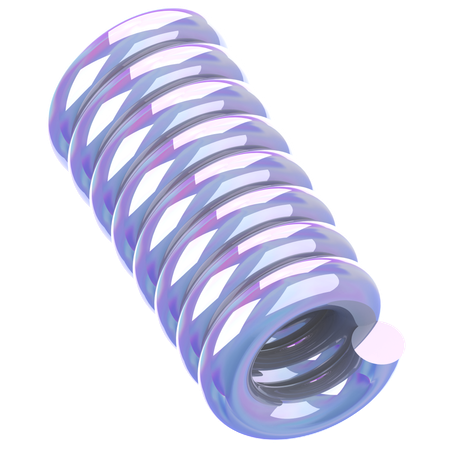 Spiral Glass Holographic  3D Icon