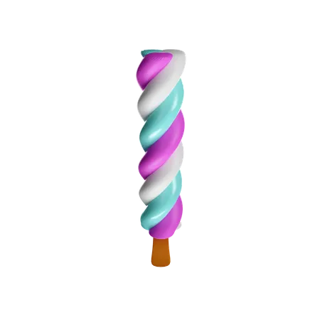 Spiral Ice Cream  3D Icon