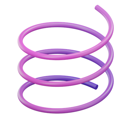 Spiral peer  3D Icon