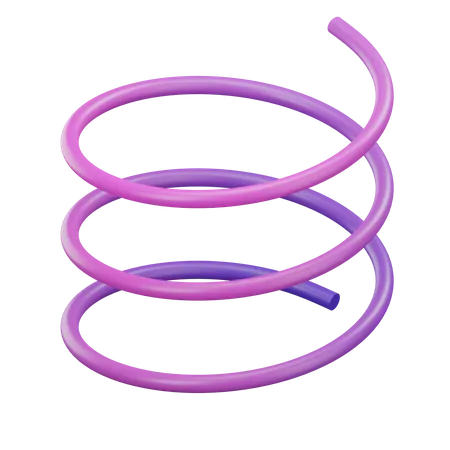 Spiral peer  3D Icon