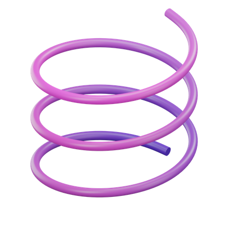 Spiral peer 3D Icon