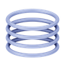 spiral peer shape 3d logo