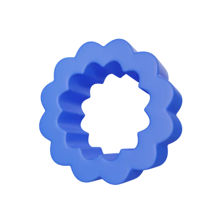 Spiral round  3D Icon