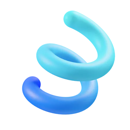 Spiral Shape  3D Icon