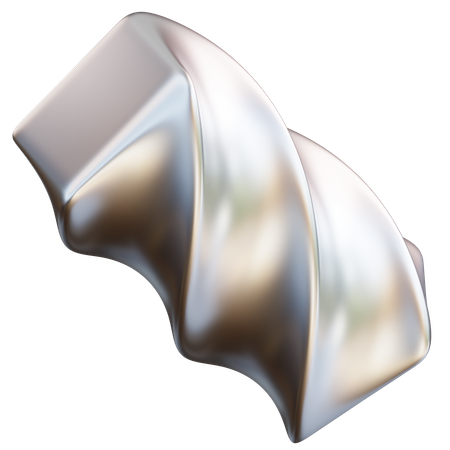 Spiral Shaped Pipe  3D Icon