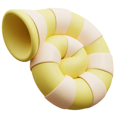 Spiral Shell  3D Icon