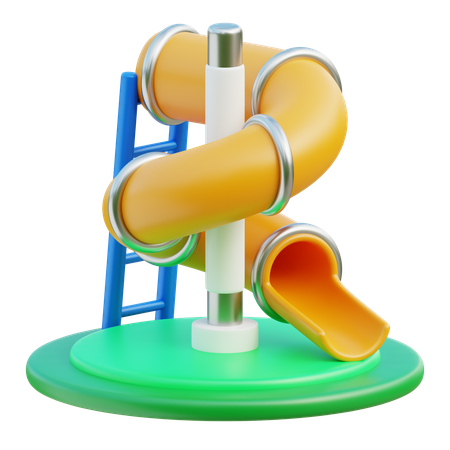 Spiral Slide  3D Icon