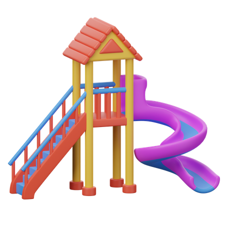 Spiral slide  3D Icon