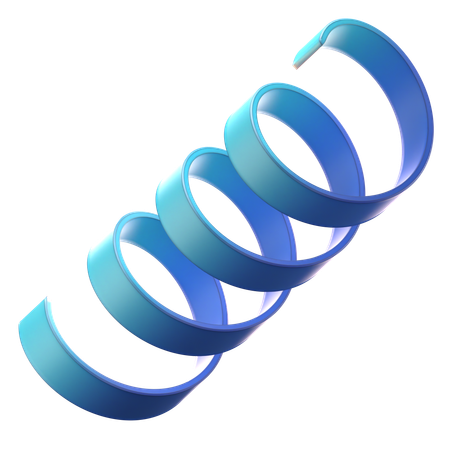 Spiral Stripe  3D Icon