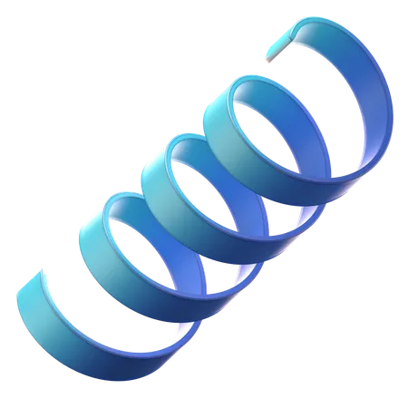 Spiral Stripe  3D Icon