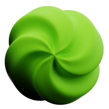 Spirale abstrakte Form  3D Icon