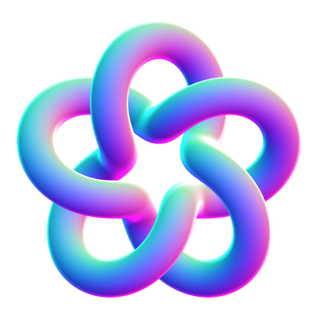 Spirale abstrakte Form  3D Icon