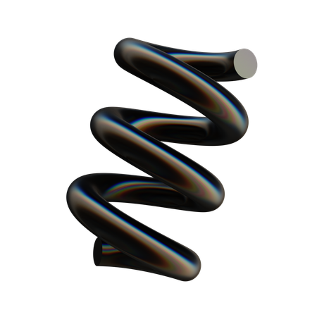 Spirale, hélice, résumé  3D Icon