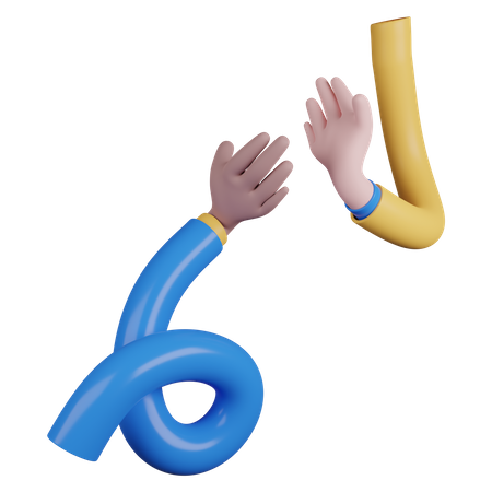 Applaudissement en spirale  3D Icon