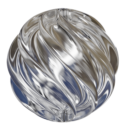 Forme abstraite ronde en spirale  3D Icon