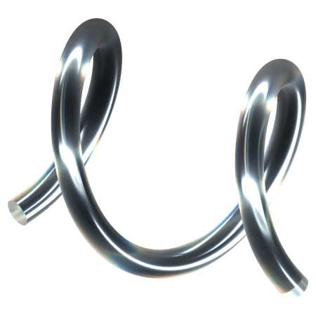 Spiralförmige Glasdispersion  3D Icon