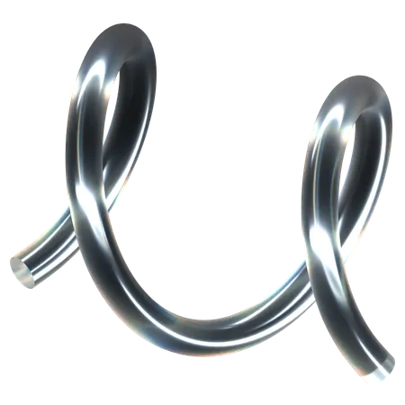 Spiralförmige Glasdispersion  3D Icon