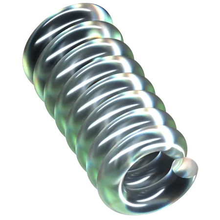 Spiralförmige Glasdispersion  3D Icon