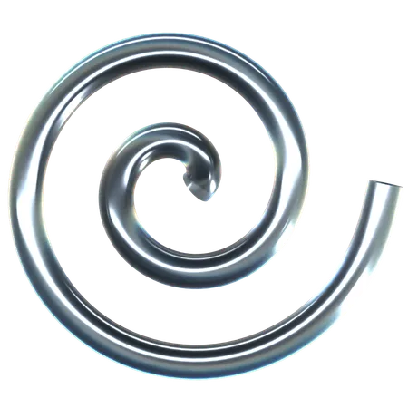 Spiralförmige Glasdispersion  3D Icon