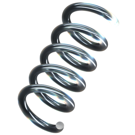 Spiralförmige Glasdispersion  3D Icon