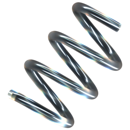 Spiralförmige Glasdispersion  3D Icon