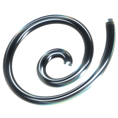 Spiralförmige Glasdispersion  3D Icon