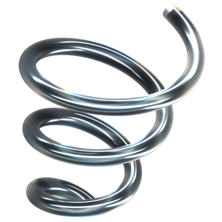 Spiralförmige Glasdispersion  3D Icon