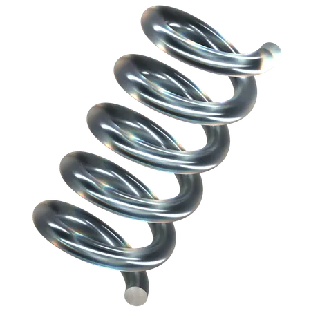 Spiralförmige Glasdispersion  3D Icon