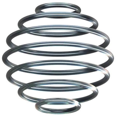 Spiralförmige Glasdispersion  3D Icon