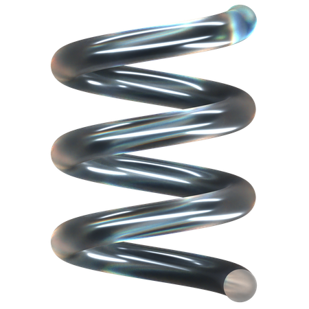 Spiralförmige Glasdispersion  3D Icon