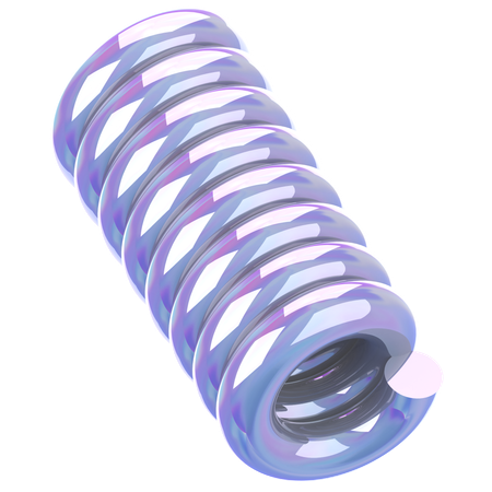 Spiralglas Holographisch  3D Icon